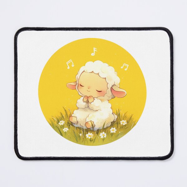 Item preview, Cute Lamb Listening to music // Loving Lamb Animal // Sheep designed and sold by SMARTKIT  DESIGNAGENCY.