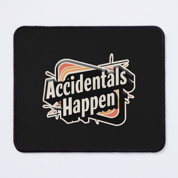 Item preview, ''Accidentals Happen'' Funny Singer, Musician T-Shirt designed and sold by Witty Shirts.