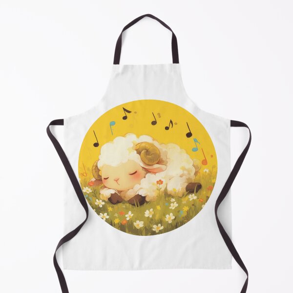 Item preview, Cute Lamb Listening to music // Loving Lamb Animal // Sheep designed and sold by SMARTKIT DESIGNAGENCY.