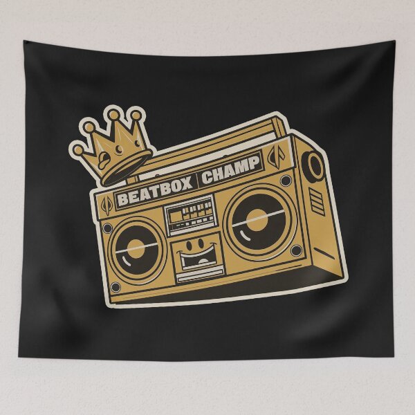 Item preview, ''Beatbox Champ'' Vintage Music Fan T-Shirt designed and sold by Witty Shirts.