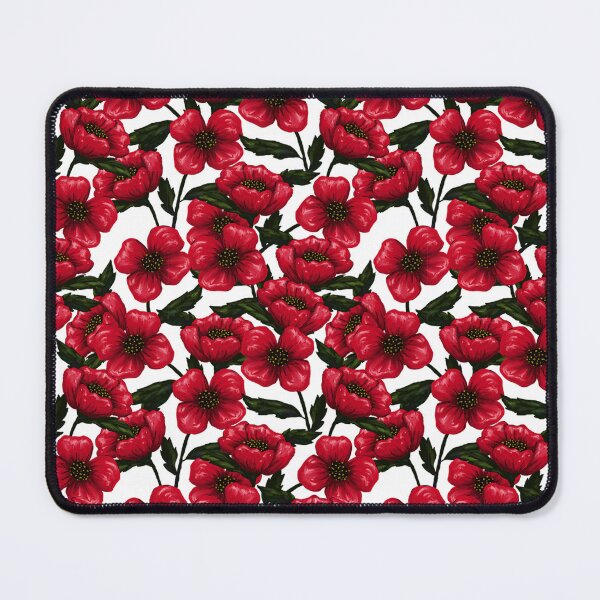 Item preview, Bright Beautiful Red Poppies Pattern designed and sold by CheriesArt.