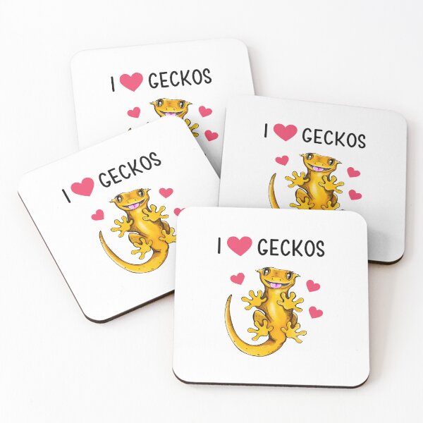 Item preview, I love Crested Geckos designed and sold by BeataY6Art.