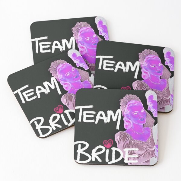 Item preview, Team Bride pinky retro designed and sold by bekki smith.