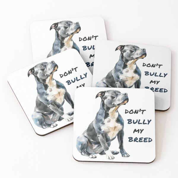 Item preview, don't bully my breed - pitbull designed and sold by EmeraldeaArt.