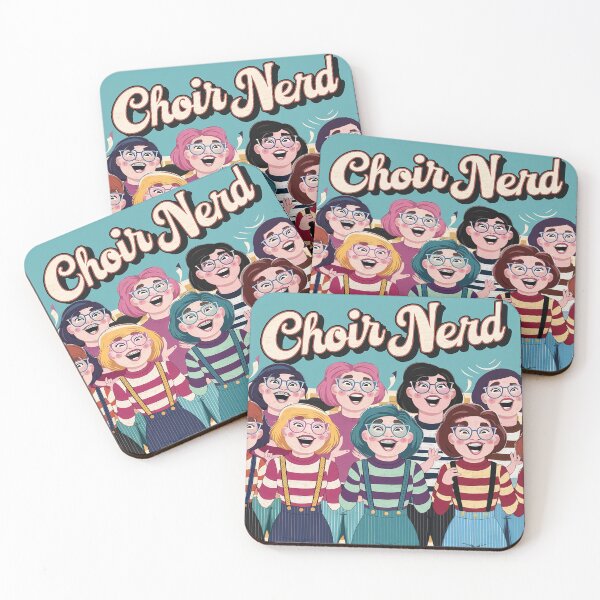 Item preview, Vintage Retro ''Choir Nerd'' Funny Choir Singer Musician T-Shirt designed and sold by Witty Shirts.