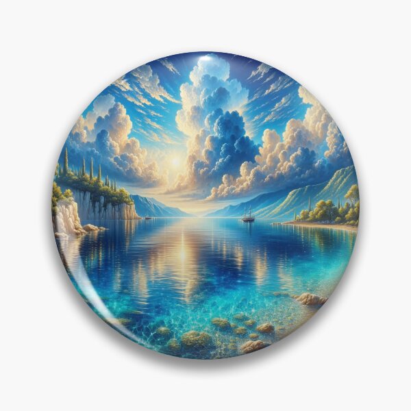 Item preview, Calm Blue Water designed and sold by m-y-A-I-A-R-T-.