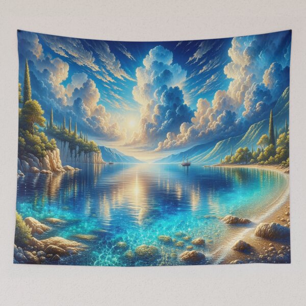 Item preview, Calm Blue Water designed and sold by M-Y-A-R-T-.