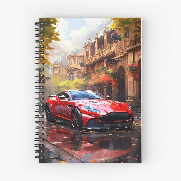 Item preview, Red Aston Martin DB11 AMR Autumn Elegance & Classic Architecture designed and sold by RevUpDesign.
