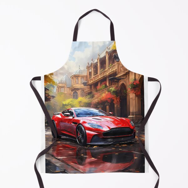 Item preview, Red Aston Martin DB11 AMR Autumn Elegance & Classic Architecture designed and sold by RevUpDesign.
