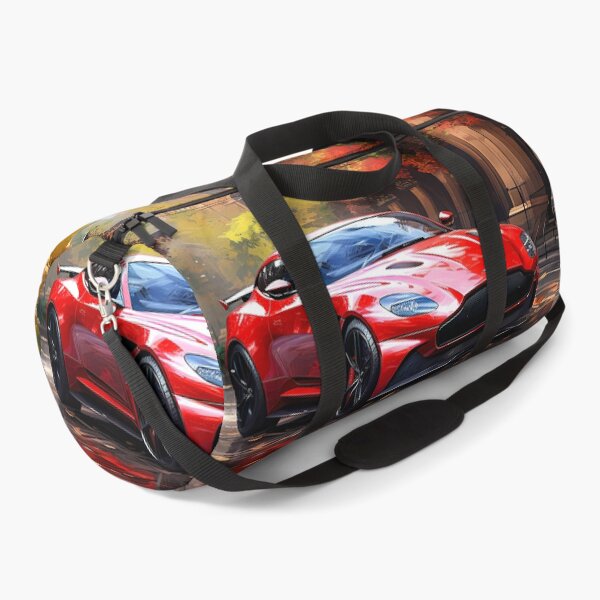 Item preview, Red Aston Martin DB11 AMR Autumn Elegance & Classic Architecture designed and sold by RevUpDesign.