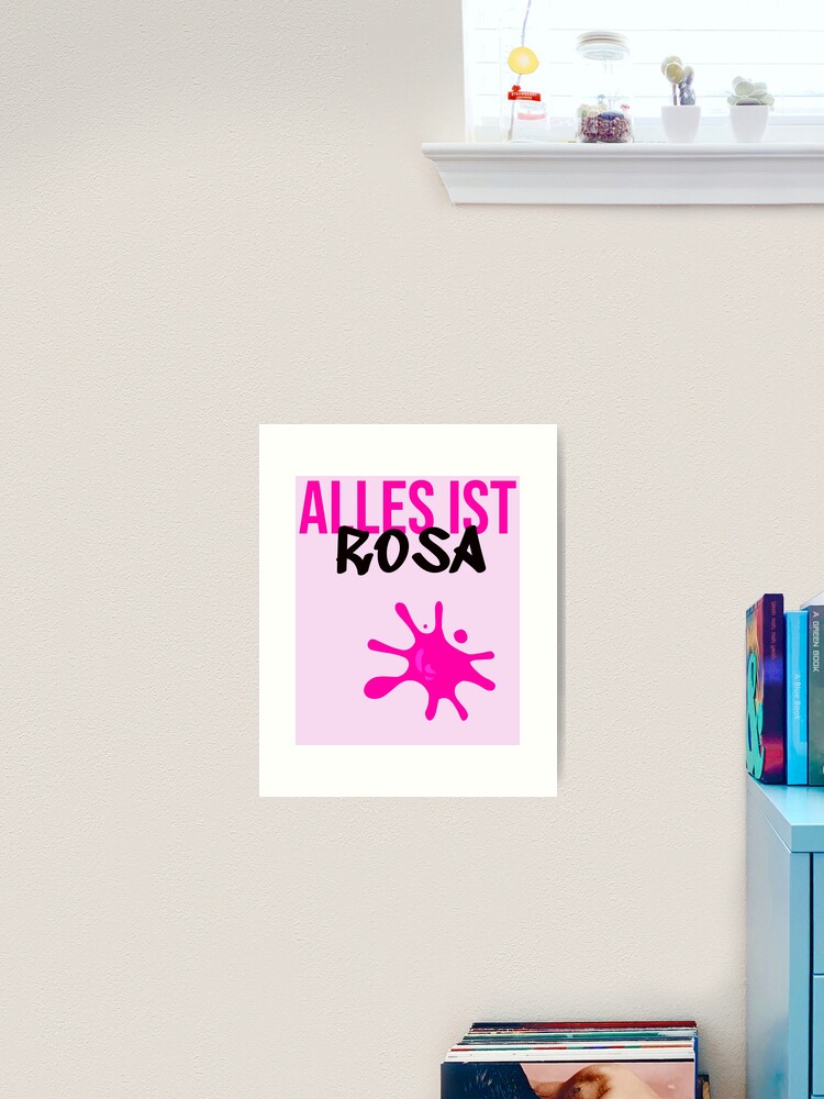 Thumbnail 2 von 3, Kunstdruck, Alles ist rosa designt und verkauft von Kobeko.