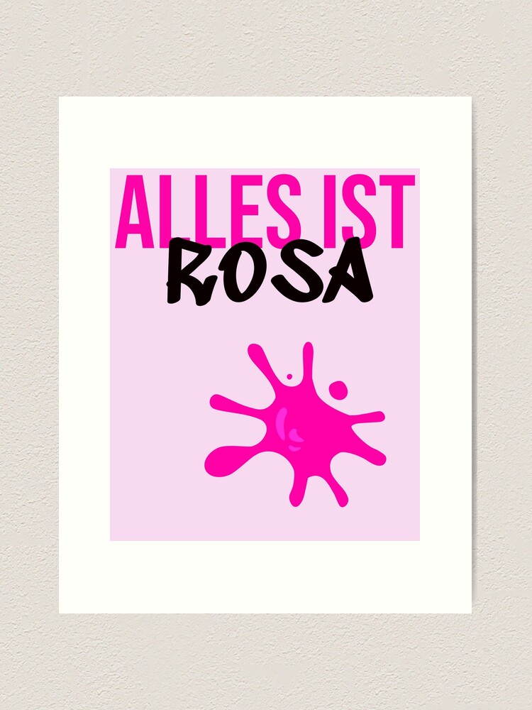 Thumbnail 1 von 3, Kunstdruck, Alles ist rosa designt und verkauft von Kobeko.