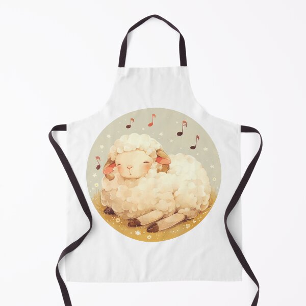 Item preview, Cute Lamb Listening to music // Loving Lamb Animal // Sheep designed and sold by SMARTKIT DESIGNAGENCY.