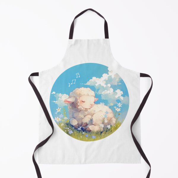 Item preview, Cute Lamb Listening to music // Loving Lamb Animal // Sheep designed and sold by SMARTKIT DESIGNAGENCY.
