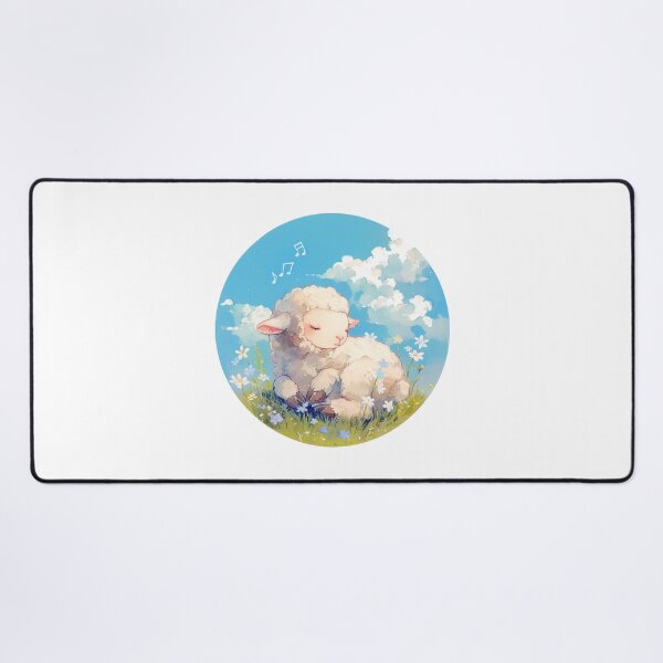 Item preview, Cute Lamb Listening to music // Loving Lamb Animal // Sheep designed and sold by SMARTKIT  DESIGNAGENCY.