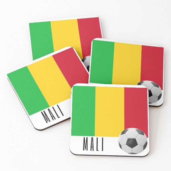 Item preview, Flag of Mali with a Football designed and sold by Frasmosa.