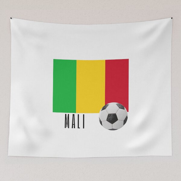 Item preview, Flag of Mali with a Football designed and sold by Frasmosa.