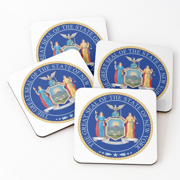 Item preview, Seal Of New York Coat of Arms - Official New York State Flag designed and sold by yourflag.