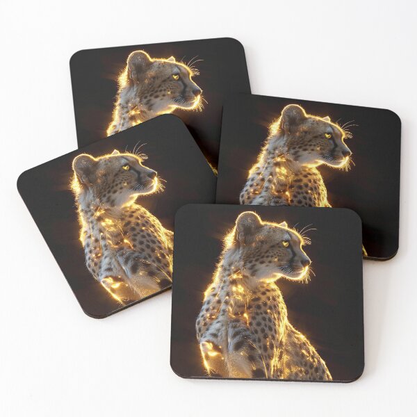 Item preview, Golden Cheetah Spirit Animal designed and sold by OccultDreams.