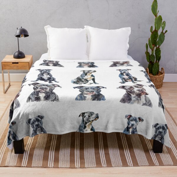 Item preview, Black pitbull bundle - Set of 6 designed and sold by EmeraldeaArt.