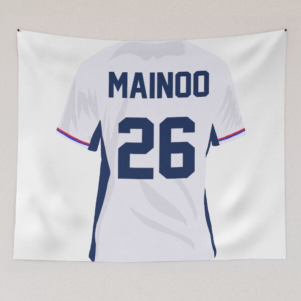 Item preview, Kobbie Mainoo: England’s No. 26, Manchester United’s Young Midfield Maestro designed and sold by GrizzlyCollective.