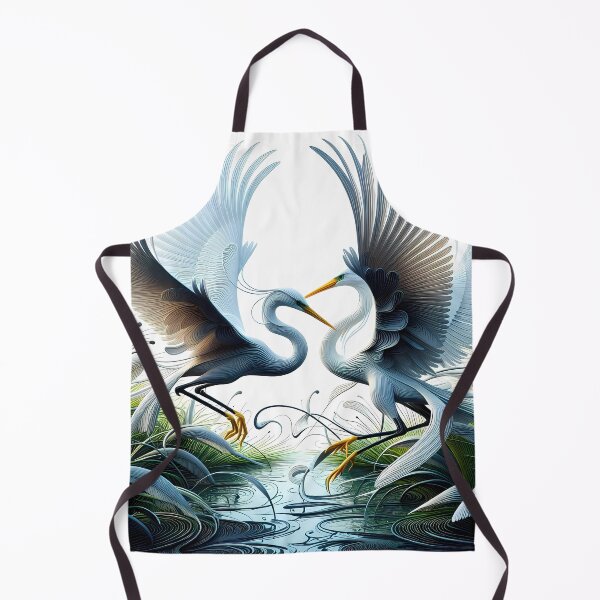 Item preview, Territorial Egrets designed and sold by Vibranta Studio.