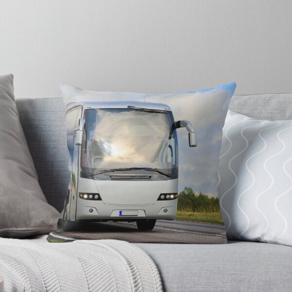Item preview, Silver Coach Bus Traveling Along Highway designed and sold by Taina Sohlman.