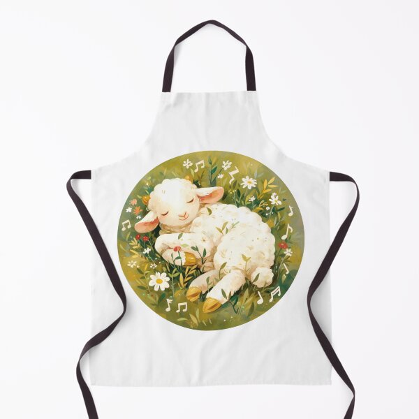 Item preview, Cute Lamb Listening to music // Loving Lamb Animal // Sheep designed and sold by SMARTKIT DESIGNAGENCY.