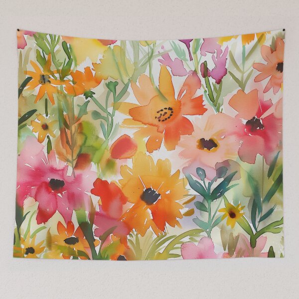 Item preview, Vibrant Floral Symphony designed and sold by Brand Uno Studio.