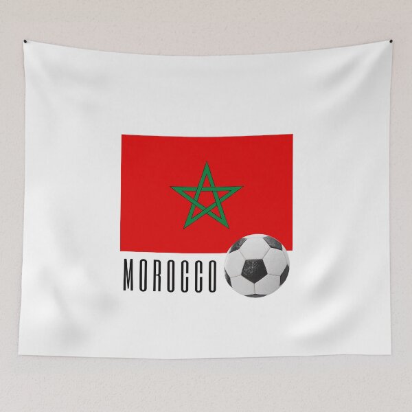 Item preview, Flag of Morocco with a Football designed and sold by Frasmosa.