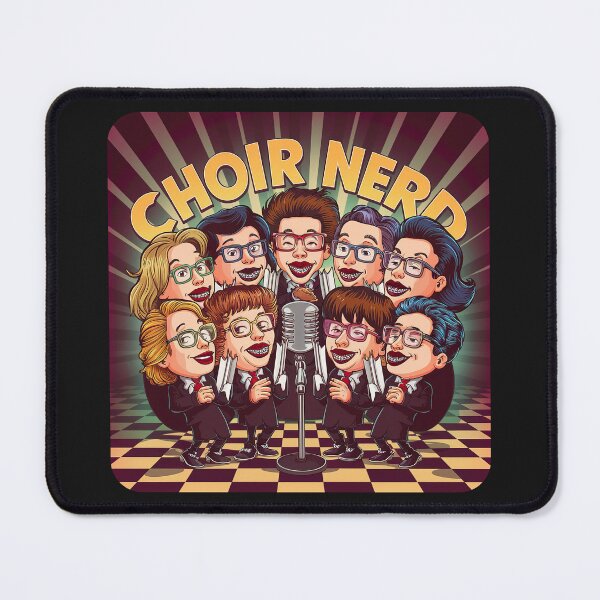 Item preview, Retro ''Choir Nerd'' Funny Choir Singer Musician T-Shirt designed and sold by Witty Shirts.