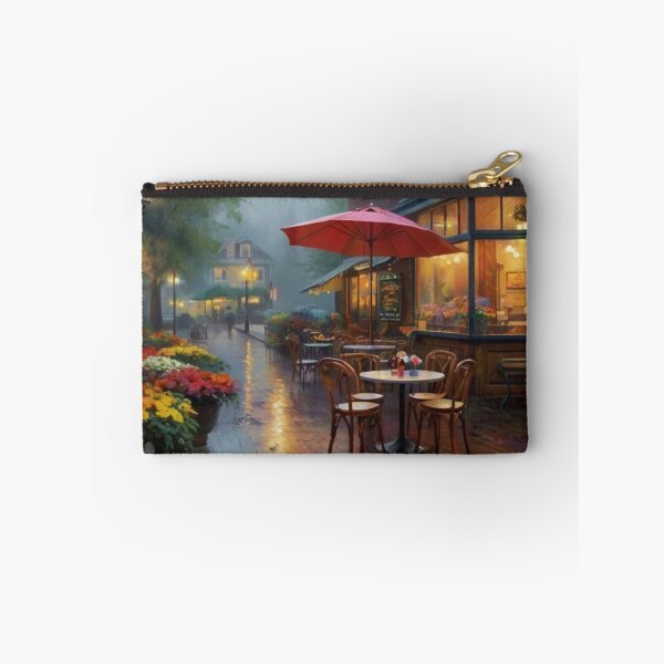 Item preview, Umbrella Street Café in the Rain designed and sold by BlareBlare.