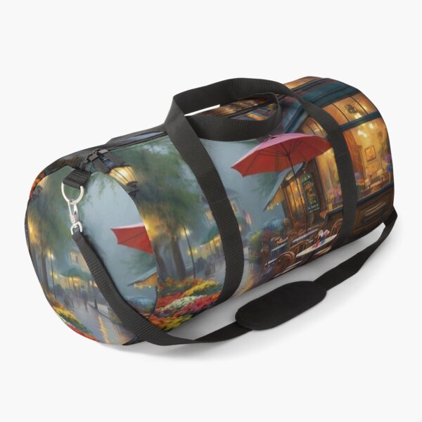 Item preview, Umbrella Street Café in the Rain designed and sold by BlareBlare.