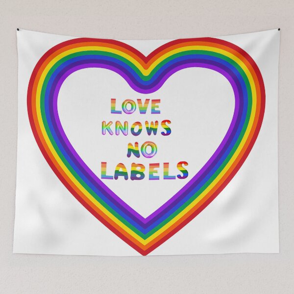 Item preview, Rainbow Love Knows No Labels designed and sold by Urbanclassy.