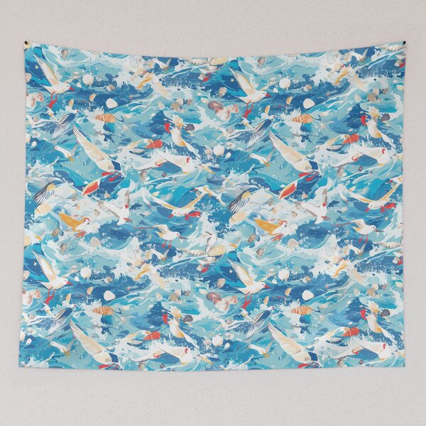 Item preview, lively beach pattern designed and sold by Windy-market.