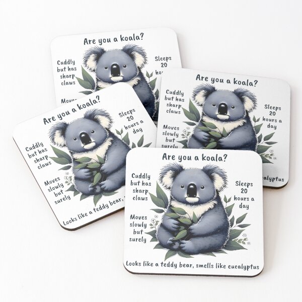 Item preview, Funny Koala Animal Question designed and sold by RubisLeaf.