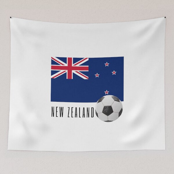 Item preview, Flag of New Zealand with a Football designed and sold by Frasmosa.