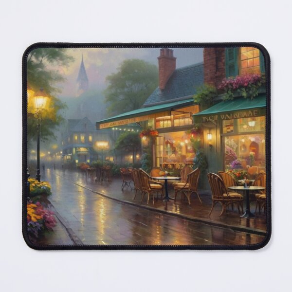Item preview, Rainy Day Café on Main Street designed and sold by BlareBlare.