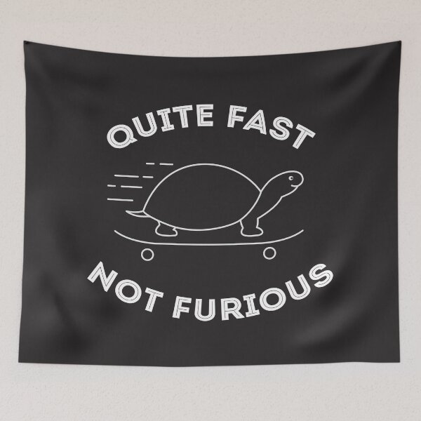 Item preview, Turtle Skates Quite Fast but Not Furious  designed and sold by munochill.