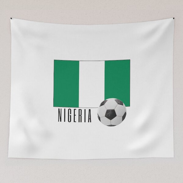 Item preview, Flag of Nigeria with a Football designed and sold by Frasmosa.