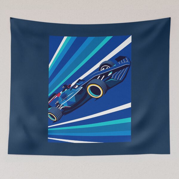 Item preview, Blue Formula Race Car designed and sold by Mariel  Toigo.