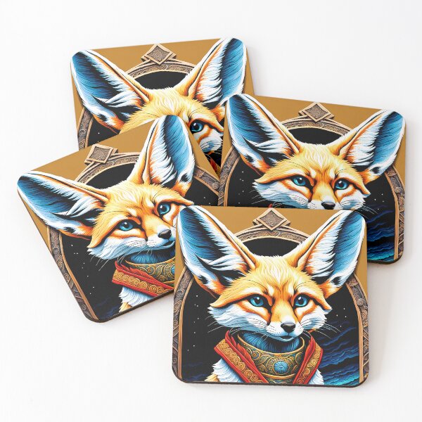 Item preview, Fennec Fox Carving, Ai Generated Art  designed and sold by ACC .