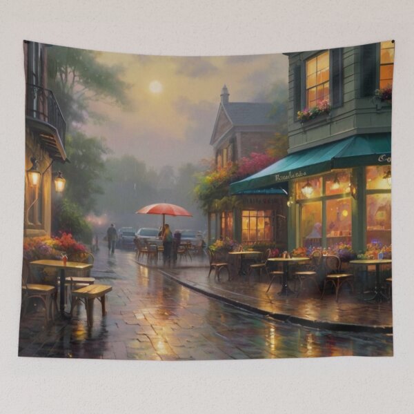 Item preview, Rainy Street Café Glow designed and sold by BlareBlare.