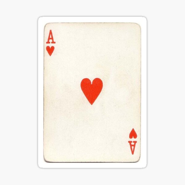 Item preview, Ace of hearts designed and sold by cloudinpeaches.