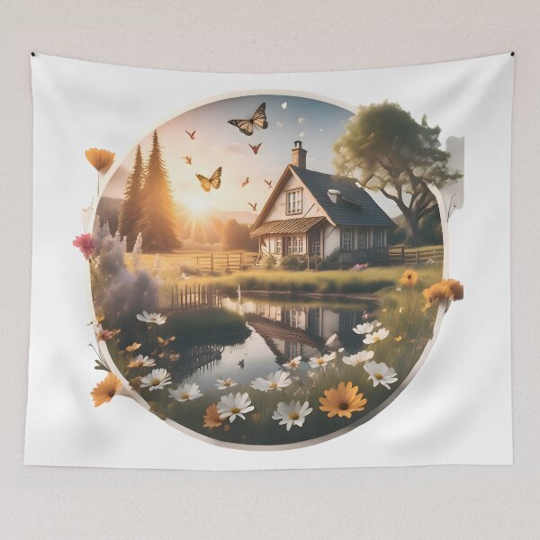 Item preview, Enchanted Cottagecore Haven designed and sold by AI-Only Creations.