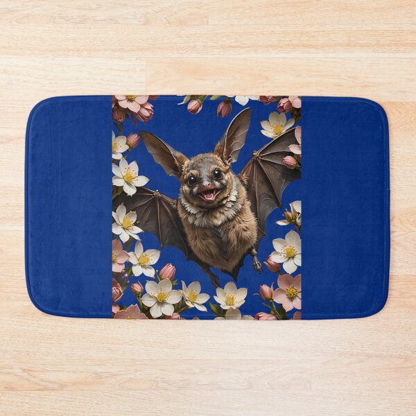 Item preview, A Virginia Big-Eared Bat Surrounded With Cornus florida Flowers designed and sold by taiche.