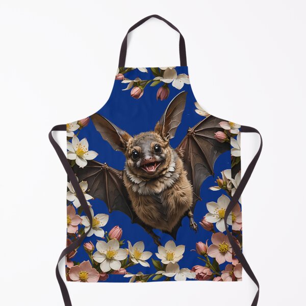 Item preview, A Virginia Big-Eared Bat Surrounded With Cornus florida Flowers designed and sold by taiche.