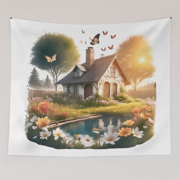 Item preview, Meadow Haven: A Cottagecore Retreat designed and sold by AI-Only Creations.