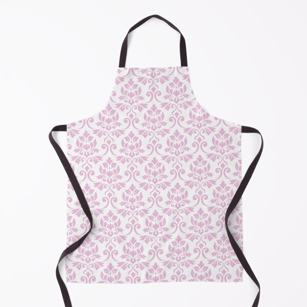Item preview, Feuille Damask Pattern Pink on White designed and sold by NataliePaskell.