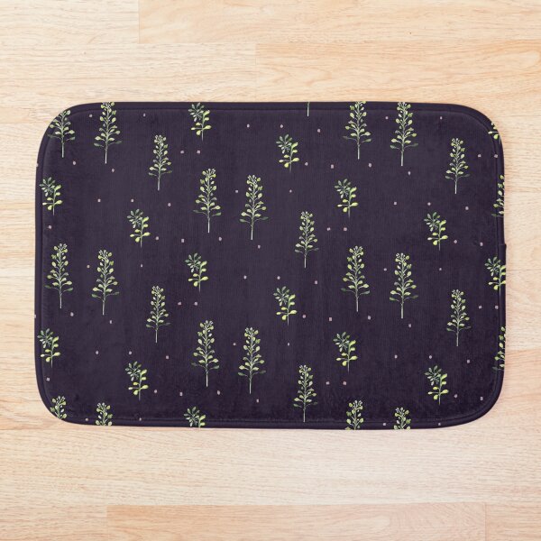 Item preview, Little green watercolor plants & confetti print designed and sold by HandmadeMood.